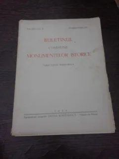 Buletinul Comisiunii Monumentelor istorice, ioctombrie decembrie 1933