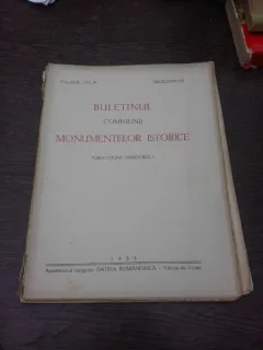 Buletinul Comisiunii Monumentelor istorice, iulie septembrie 1935