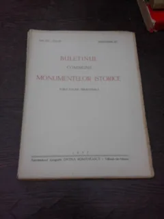 Buletinul Comisiunii Monumentelor istorice, iulie septembrie 1937
