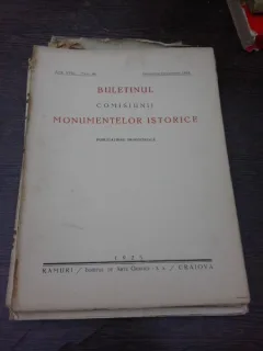 Buletinul Comisiunii Monumentelor istorice, octombrie decembrie 1924