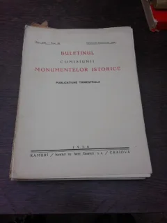 Buletinul Comisiunii Monumentelor istorice, octombrie decembrie 1926