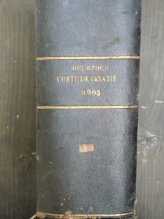 BULETINUL CURTII DE CASATIE 1905 - G.S. BADULESCU