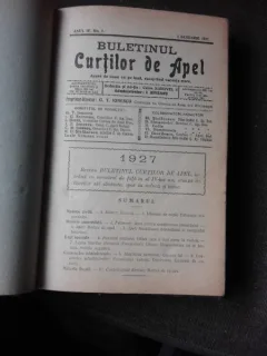 Buletinul Curtilor de apel, 1927