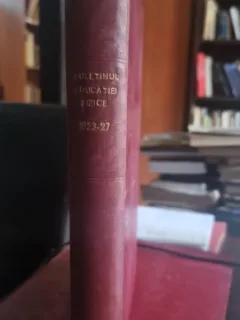 Buletinul Educatiei Fizice coligat anii 1923-27