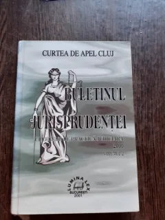 BULETINUL JURISPRUDENTEI CURTII DE APEL CLUJ 2000  VOL.2