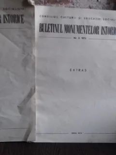 BULETINUL MONUMENTELOR ISTORICE - EXTRASE NR.1/1972 SI NR.2/1973