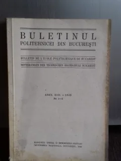 BULETINUL SOCIETATII POLITECNICE DIN ROMANIA NR.1-2/1942