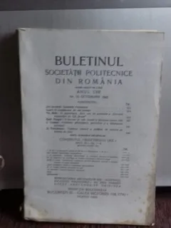 BULETINUL SOCIETATII POLITECNICE DIN ROMANIA NR.10/1943