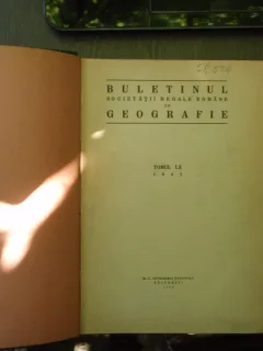 Buletinul societatii regale romane de geografie tomul LX 1941