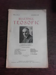 BULETINUL TEOSOFIC NR.11/1933