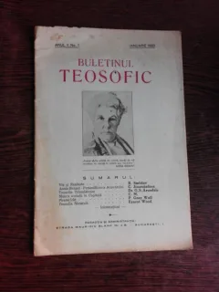 BULETINUL TEOSOFIC NR.1/1933