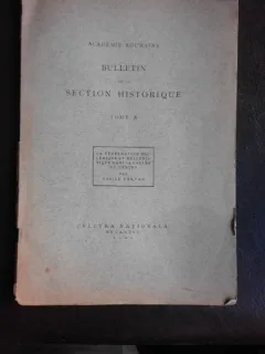 Bulletin de la section historique, tome X, La penetration Helenique et Hellenistique dans la valle du Danube - Vasila Parvan  (text in limba franceza)