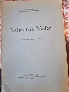 C. Bratescu - Asimetria Vailor