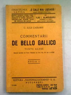 C. IULIUS CAESAR. COMENTARII DE BELLO GALLICO. TEXTE ALESE