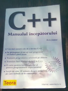 C++ MANUALUL INCEPATORULUI - KRIS JAMSA