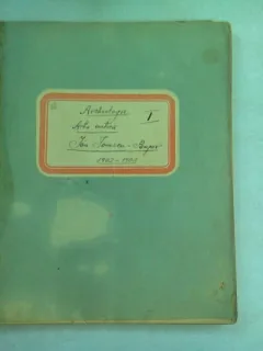 CAIET CURS ARHEOLOGIE, ARTA ANTICA, APARTINAND LUI I. IONESCU BUJOR, AN 1902-1903