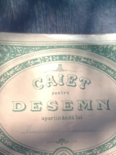 CAIET DE DESN, VECHI. APARTINAND LUI MADELEINE TOTULESCU