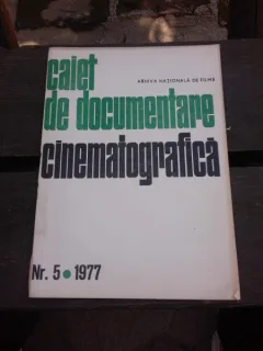 CAIET DE DOCUMENTARE CINEMATOGRAFICA NR.5/1977