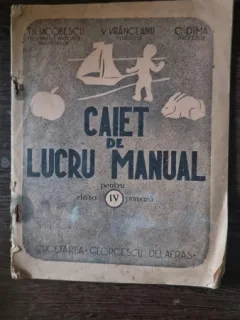 Caiet de lucru manual pentru clasa IV primara - Th. Iacobescu