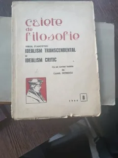 CAIETE DE FILOSOFIE. IDEALISM TRANSCEDENTAL. IDEALISM CRITIC - VIRGIL STANCOVICI