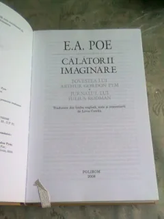 CALATORII IMAGINARE - E.A. POE