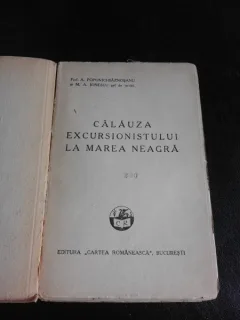 Calauza excursionistului la Marea Neagra - A. Popovici Baznosanu