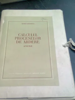 CALCULUL PROCESELOR DE ARDERE, ANEXE - GEORGE BARANESCU