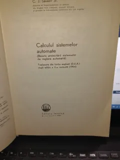 Calculul sistemelor automate - C.J.Savant Jr.