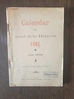 Calendar pe anul dela Hristos 1906