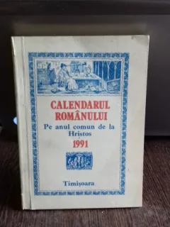 CALENDARUL ROMANULUI  PE ANUL COMUN DE LA HRISTOS 1991