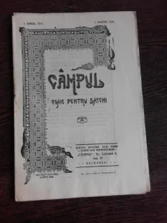 CAMPUL, FOAIE PENTRU SATENI NR.5/1926