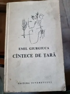 Cantece de tara - Emil Giurgiuca  cu dedicatie