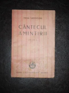 CANTECUL AMINTIRII Mihail Sadoveanu