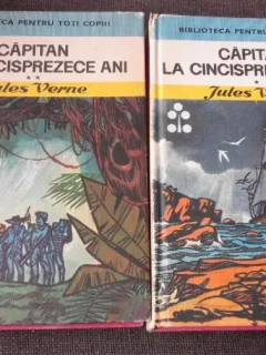 CAPITAN LA CINCISPREZECE ANI - JULES VERNE  2 VOLUME ILUSTRATII KALAB FRANCISC