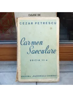 Carmen Saeculare editia III-a , Cezar Petrescu