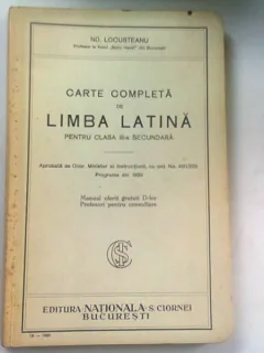 CARTE COMPLETA DE LIMBA LATINA PENTRU CLASA III-A SECUNDARA - ND. LOCUSTEANU