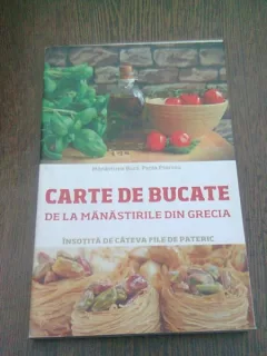 CARTE DE BUCATE DE LA MANASTIRILE DIN GRECIA PAOLA PSARROU