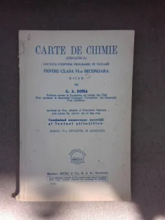 Carte de chimie pentru clasa a VI-a secundara - G.A. Dima