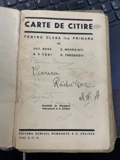 CARTE DE CITIRE OCTAVIAN GOGA SIMION MEHEDINTI