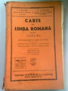 CARTE DE LIMBA ROMANA PENTRU CLASA III-A - I.I. BUJOR
