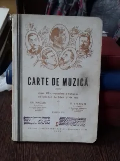 CARTE DE MUZICA  PENTRU CLASA  VII-A SECUNDARA A TUTUROR SCOALELOR DE BAIETI SI DE FETE - GR. MAGIARI