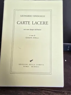 Carte Lacere, con nove designi dell Autore - Leonardo Sinisgalli