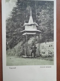 Carte posala, Tusnad, izvorul mineral, 1928