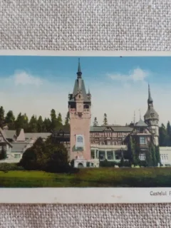 CARTE POSTALA, 1931, CASTELUL PELES, SINAIA, COLOR, NECIRCULATA