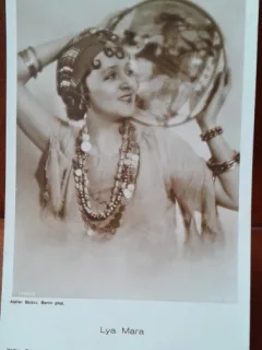 Carte postala, actrita Lya Mara 1897-1960