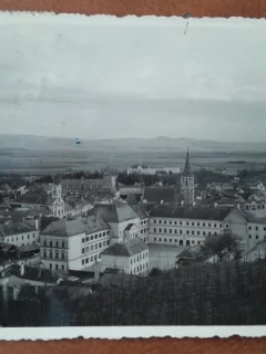 Carte postala, Aiud vedere generala, 1939