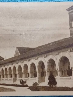 Carte postala, Alba Iulia, Biserica Incoronarii, vedere partiala, 1948