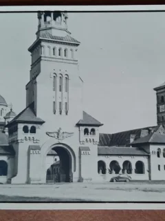Carte postala, Alba Iulia, Catedrala Incoronarii, perioada interbelica