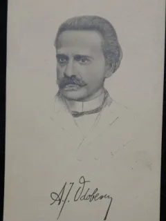 Carte Postala, Alexandru Odobescu (1834-1895), folclorist si arheolog roman