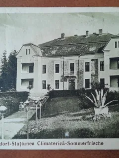Carte postala, Anina Statiune climaterica, vila Eva, perioada interbelica